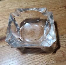 Vintage Small Clear Glass Ashtray, Anchor Hocking Approximately 3.5