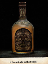 1972 Vintage Print Ad Chivas Regal Blended Scotch Whisky It doesn't age bottle picture