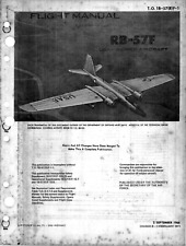 320 Page 1966 T.O. 1B-57(R)F-1 RB-57F B-57 Canberra Bomber Flight Manual on CD picture