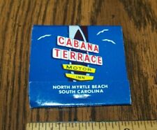 Vintage Matchbook Cabana Terrace Motor Inn North Myrtle Beach South Carolina picture