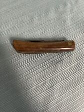 Vintage German Wooden Handle With Single Blade Pocket Knife picture