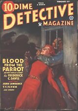 Dime Detective 1935 February 15.   Pulp picture