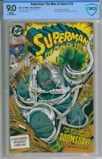 DC Comics Superman: The Man Of Steel CBCS 9.0 1st Full Appearance Of Doomsday picture