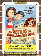 Metal Sign - 1957 Ma & Pa Kettles Old MacDonald's Farm- 10x14 inches picture