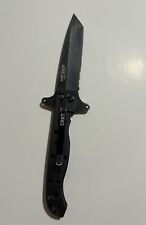 CRKT M16-10KSF Carson Design Frame Lock Combo Edge Tanto USED Pocketknife picture