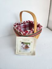 LONGABERGER All American Collection STRAWBERRY BASKET combo EUC 2001 picture