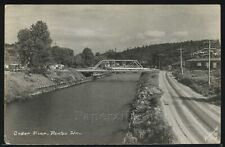 WA Renton RPPC 1951 CEDAR RIVER Dirt Road & BRIDGES by Pictorial No. D-1 picture