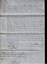 1854 3rd DUKE of BUCKINGHAM-Marquess of CHANDOS, signed document picture