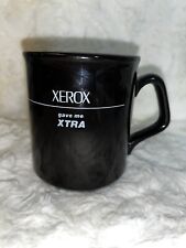 VTG “Xerox Gave Me Xtra” Coffee Mug Cup Made in England Black Unique Handle Nice picture