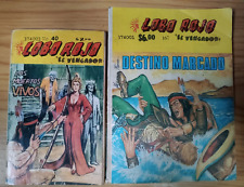 Lot Of 2 Comics Lobo Rojo El Vengador #40 #167 From 1981 picture