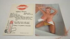 tiffany towers 1992 center fold card set, glossy card picture