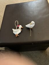 Lot Of 2 Geese Oraments  picture