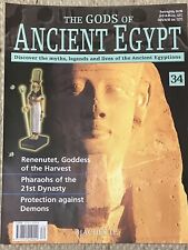 Hachette - The Gods Of Ancient Egypt #34 RENENUTET Harvest Goddess  Magazine picture