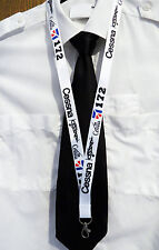 Lanyard Cessna C172 WHITE neckstrap for private pilot general aviation Lanyard picture