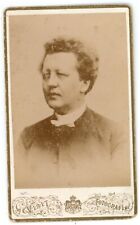Antique Unmarked CDV Circa 1870'S Older Man Wearing Suit & Bow Tie picture