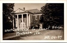 Real Photo Postcard Westmoreland County Court House in Montross, Virginia picture