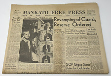 December 12/4/62 1962 Mankato MN Free Press Newspaper Soviet Sends Jets To India picture