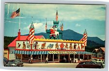 Lake Placid NY-New York, Sterling Alaska Fur & Game Farms, Vintage Postcard picture
