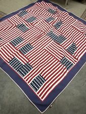 Tommy Hilfiger American Flag Quilt 90”x90” picture
