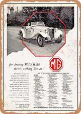 METAL SIGN - 1953 MG TD Vintage Ad picture