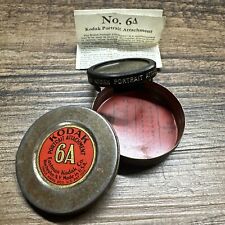 Vintage KODAK Filter 6A  And Tin Container, Lens And Original Instructions picture