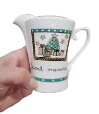Mikasa Ultima Super Strong Fine China HK713 Christmas Wish Creamer Holiday Gift picture
