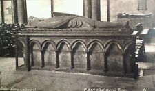 Salisbury UK Antique RPPC Postcard Early 1900s Rare Cathedral 1st Earl Tomb  picture
