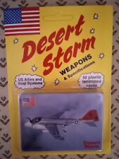 1991 DSI Desert Storm Weapons & Specifications Complete Factory Set w/50 Cards picture