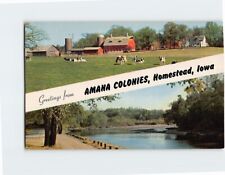 Postcard Greetings from Amana Colonies Homestead Iowa USA picture