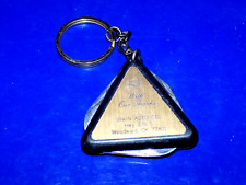 Vintage Triangle Knife & Grooming Tool Keychain fm Irwin Auto Woodward, OK picture