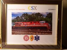 CSX Honoring our 1st Responders Picture Desk or Wall Hanging picture