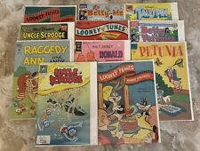 VTG Comic Book Lot Loony Tunes Raggedy Ann Bugs Bunny Uncle Scrooge & More picture