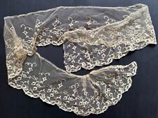 Antique Dainty Brussels Lace Trim Sewing Yardage 64