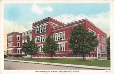 Willimantic CT Connecticut, Windham High School, Vintage Postcard picture