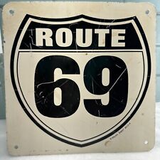 Route 69 Metal Sign by Kalan - 8”x8” picture