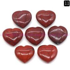 10Pcs Natural Healing Reiki Quartz Crystal Heart Stone Gemstone Collection  picture