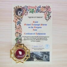 Reliquary / Relic：St. Michael the Archangel Stone（Cave Shrine）with certificat picture