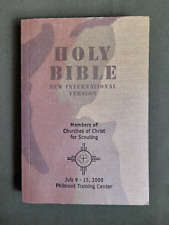 Philmont Training Center NIV, Camo-covered Holy Bible, Churches of Christ picture