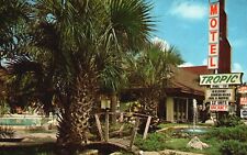 Postcard FL Winter Haven Florida Tropic Motel 1972 Chrome Vintage PC G2902 picture