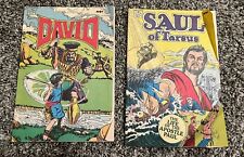 Lot Of 2 barbour christian comics David And Saul picture