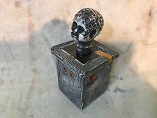 Rare  collectible Lidded Satan Head Box- signed art. picture