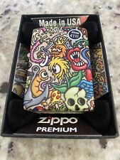 Zippo Colorful Tattoo Themed Lighter - 48394 - New picture