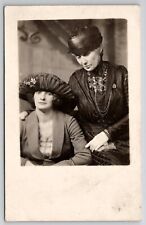 RPPC Fabulous Victorian Mother & Edwardian Daughter Affectionate Postcard M25 picture