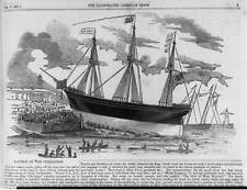Photo:Launch of the CHALLENGE,New York,NY,clipper ship picture
