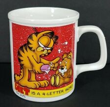 VTG Garfield 1978 Diet is a Four Letter word Enesco collectible coffee cup mug picture