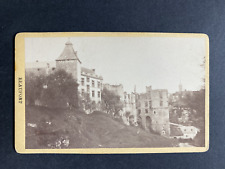 Luxembourg, Château de Beaufort, vintage albumen print, 1883 vintage print picture