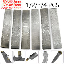 HAND FORGED DAMASCUS STEEL Annealed Billet/Bar Knife Making Supply Tool 220mm F picture