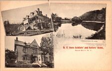Vintage Multi-View Postcard New York NY Soldier's & Sailor's Home Bath NY  E-304 picture