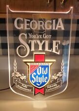 Vintage 1982 Old Style Beer Lighted Sign Georgia You've Got Style picture