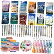 Yeaqee 146 Pcs Christian Gifts Set Bulk Include 24 Bible Verses Pens 24 Trendy picture